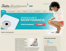 Tablet Screenshot of dietamontignaca.com